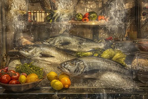 生鮮海鮮水產深海銀鱈魚 攝影圖