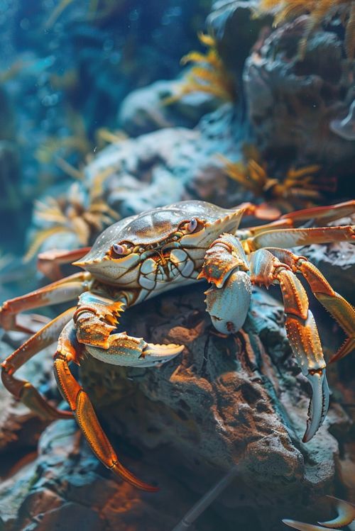 實物螃蟹水產養殖 攝影圖 下載至來源處