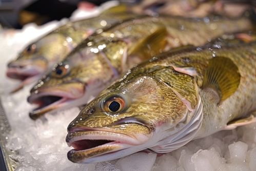 海產品食材水產銀鱈魚 攝影圖